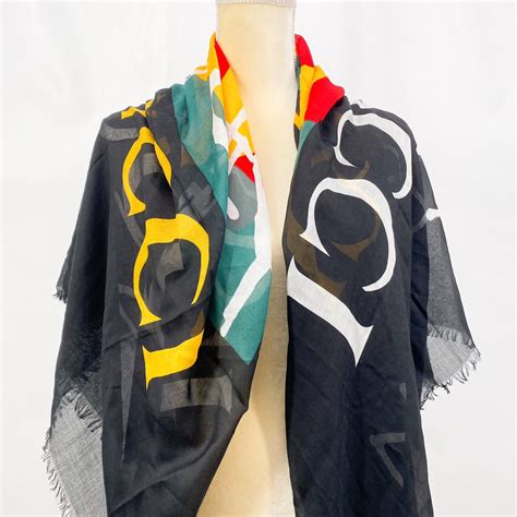 Gucci Coco Capitán logo Scarf/Shawl Tomorrow Logo 